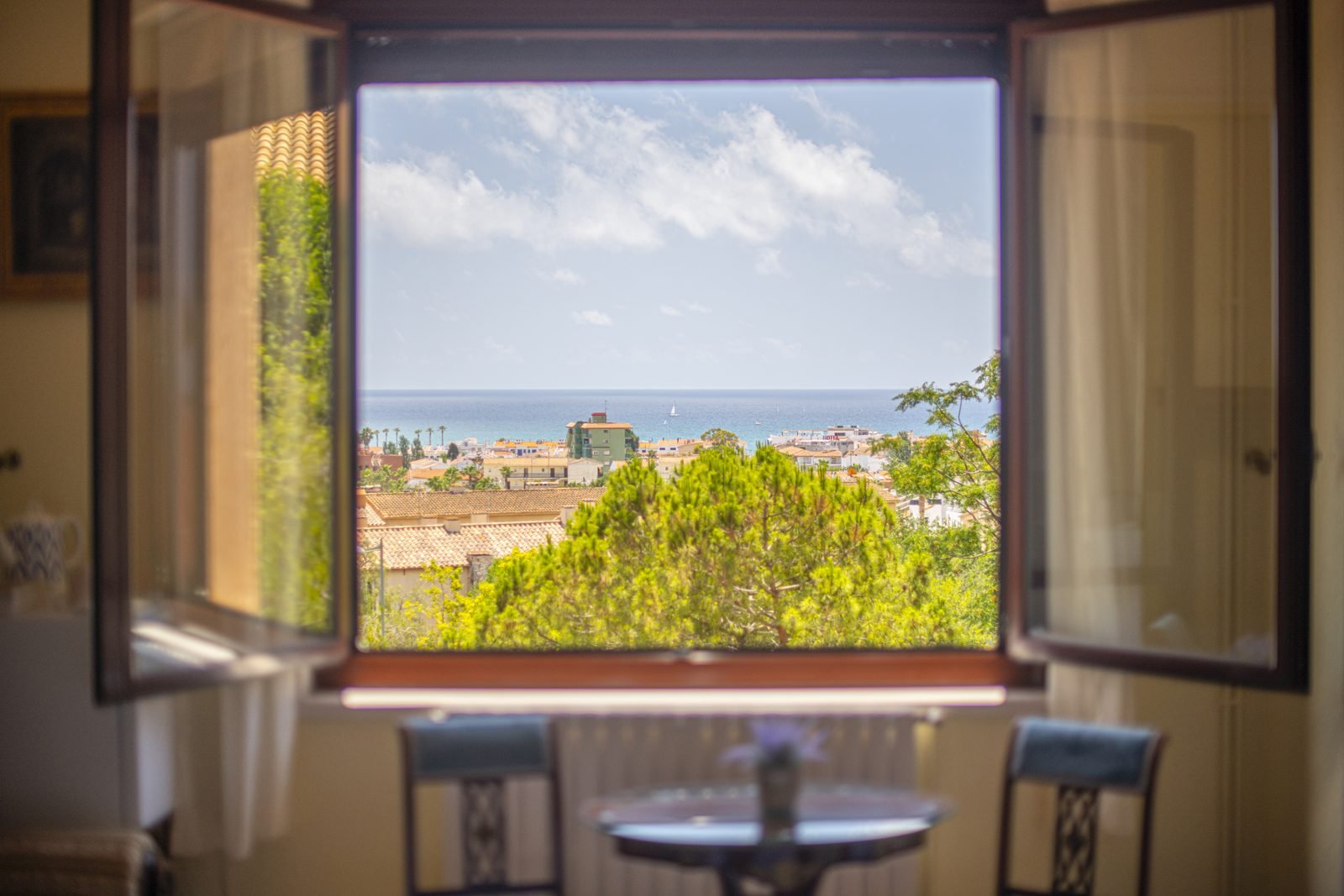 El mar de Altafulla desde la ventana