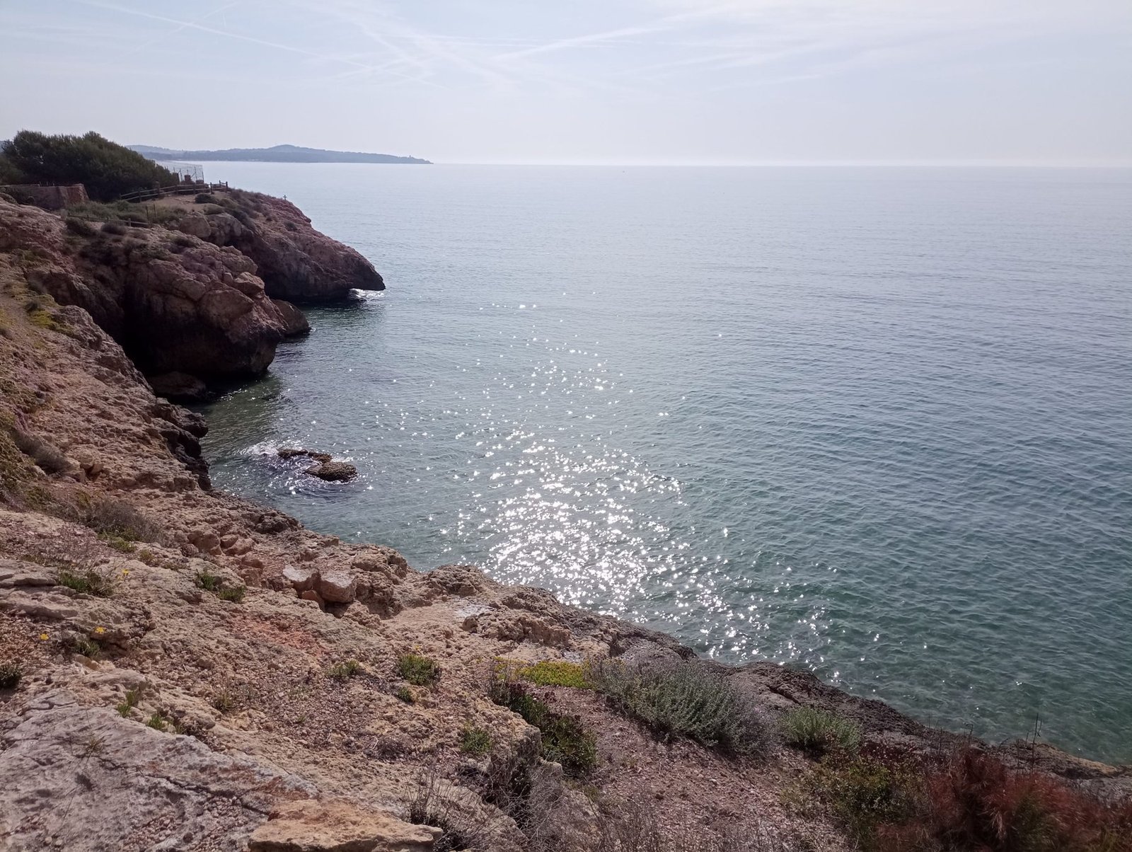 Una cala del camino